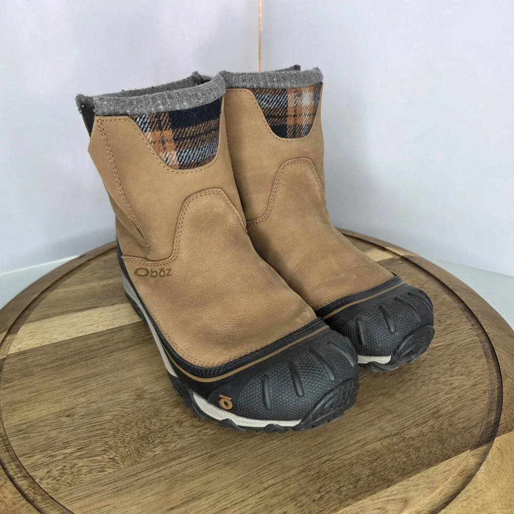 Sapphire 7in Pull-On Insulated Waterproof Women Sz‎ 7 Chipmunk Rain Winter Boot